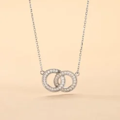 Histoire d'Or Collier Anne Argent Blanc Oxyde De Zirconium