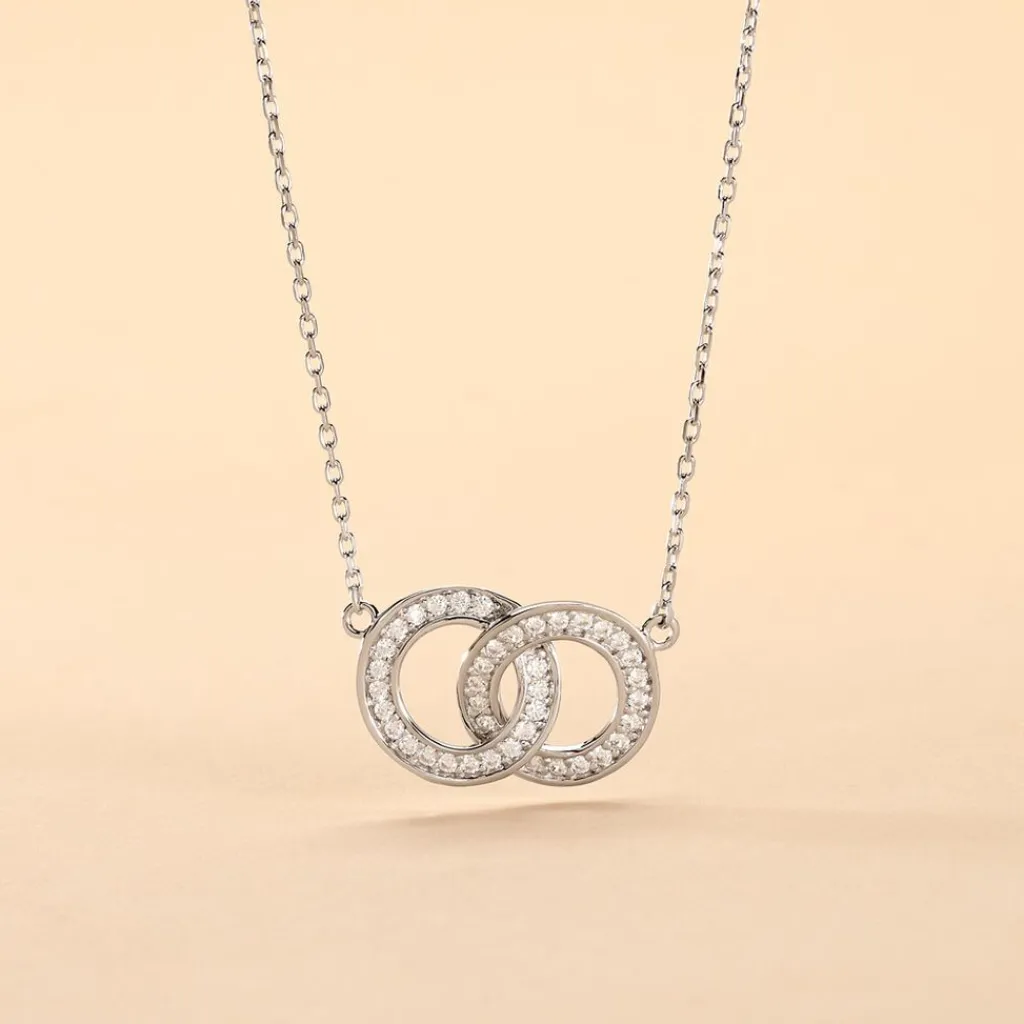 Histoire d'Or Collier Anne Argent Blanc Oxyde De Zirconium