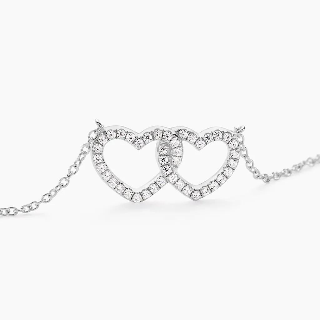 Histoire d'Or Collier Anne-ael Argent Blanc Oxyde De Zirconium Sale