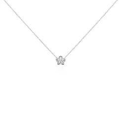 Histoire d'Or Collier Anne-charlotte Argent Blanc Oxyde De Zirconium New