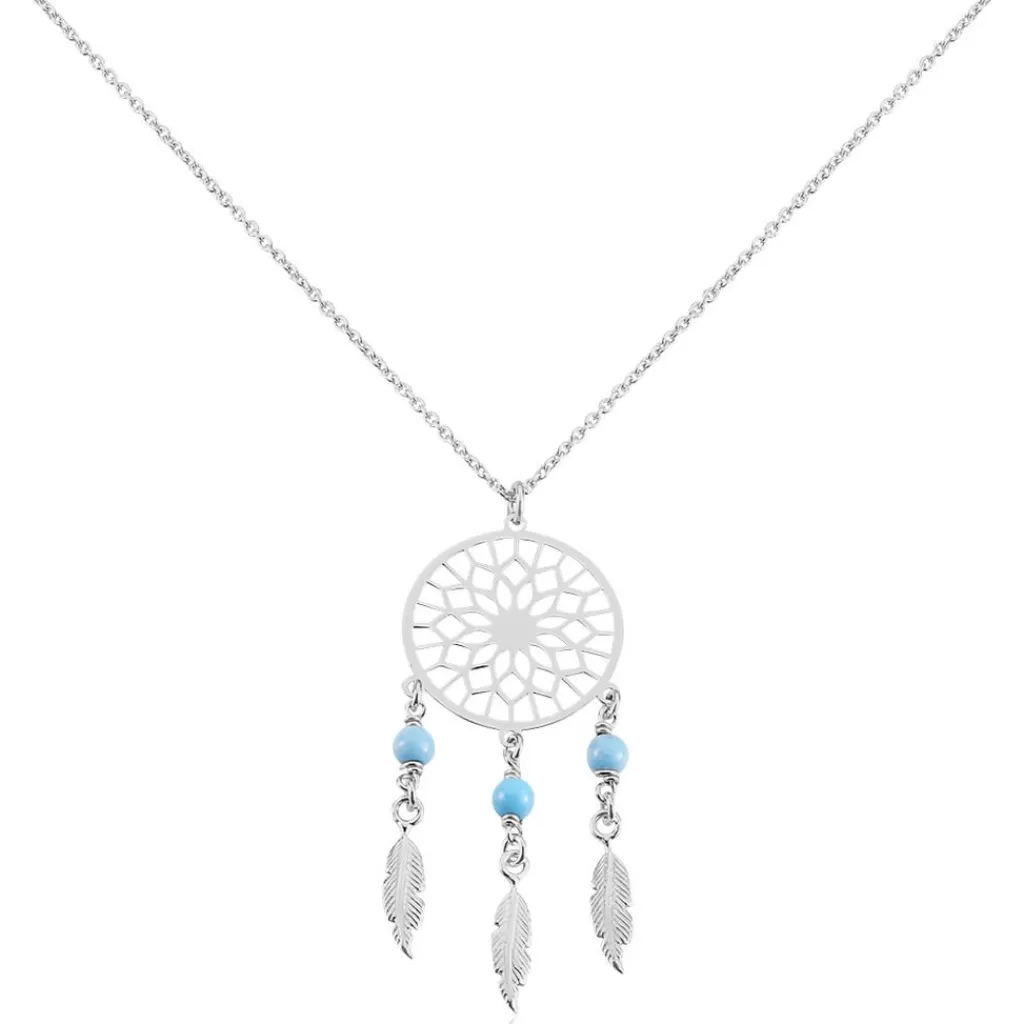 Histoire d'Or Collier Anoki Argent Blanc New