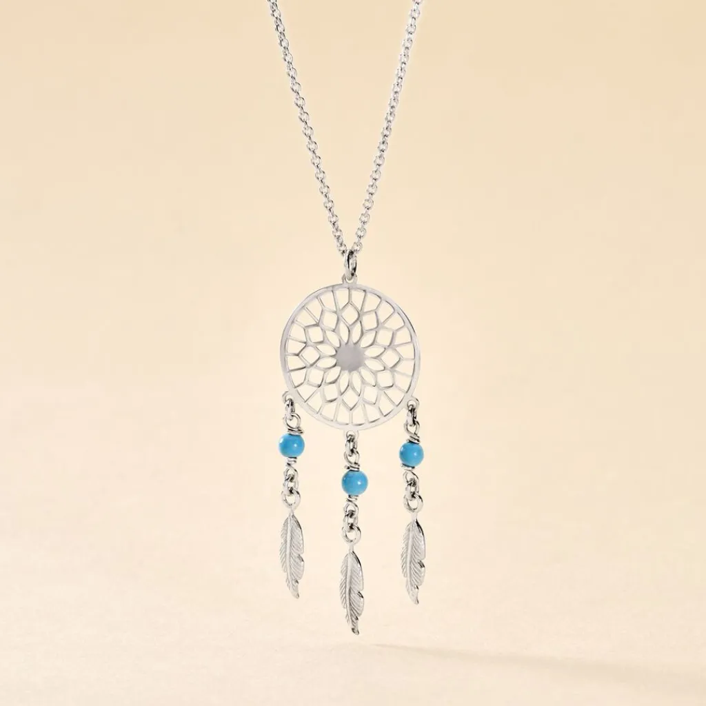 Histoire d'Or Collier Anoki Argent Blanc New