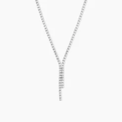 Histoire d'Or Collier Anthia Argent Blanc Oxyde De Zirconium New