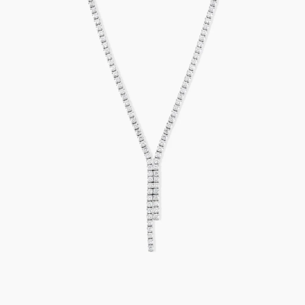Histoire d'Or Collier Anthia Argent Blanc Oxyde De Zirconium New