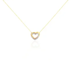 Histoire d'Or Collier Anthime Or Tricolore Oxydes De Zirconium Online