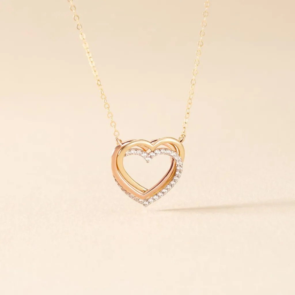 Histoire d'Or Collier Anthime Or Tricolore Oxydes De Zirconium Online