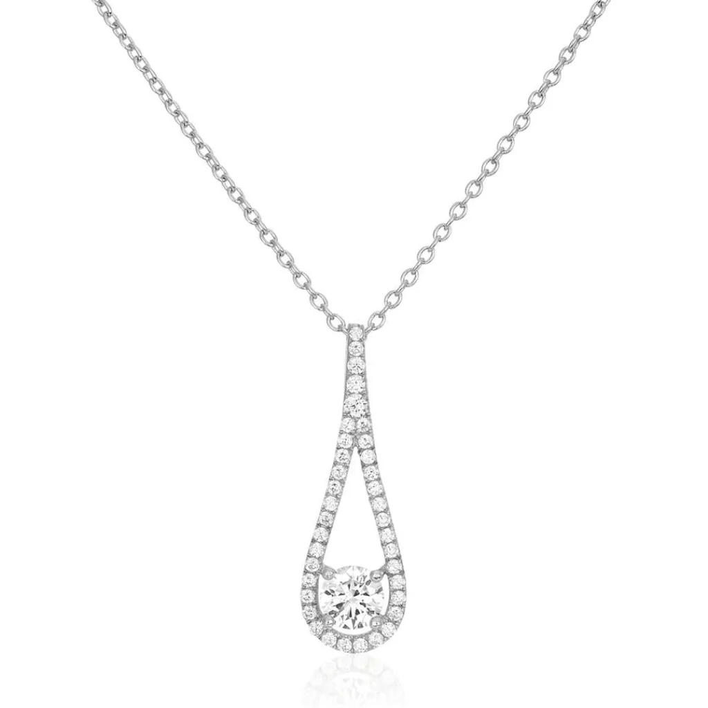 Histoire d'Or Collier Antonietta Argent Blanc Oxyde De Zirconium Best