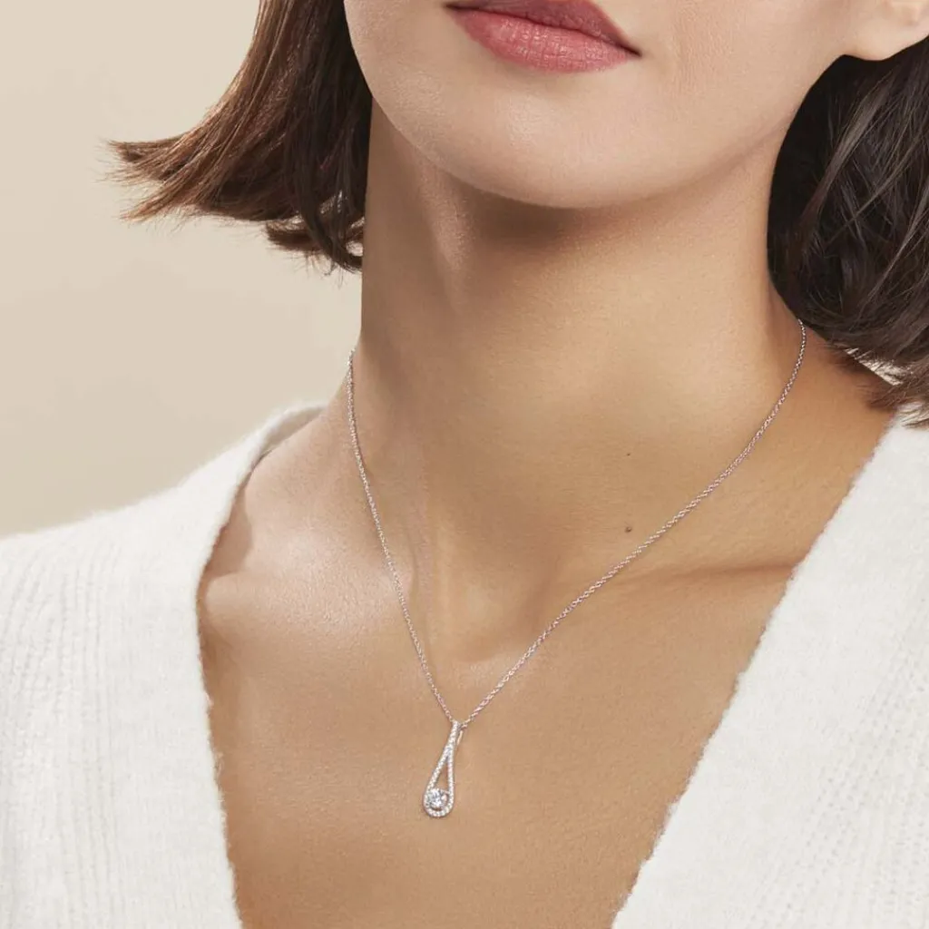 Histoire d'Or Collier Antonietta Argent Blanc Oxyde De Zirconium Best