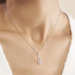 Histoire d'Or Collier Antonietta Argent Blanc Oxyde De Zirconium Best