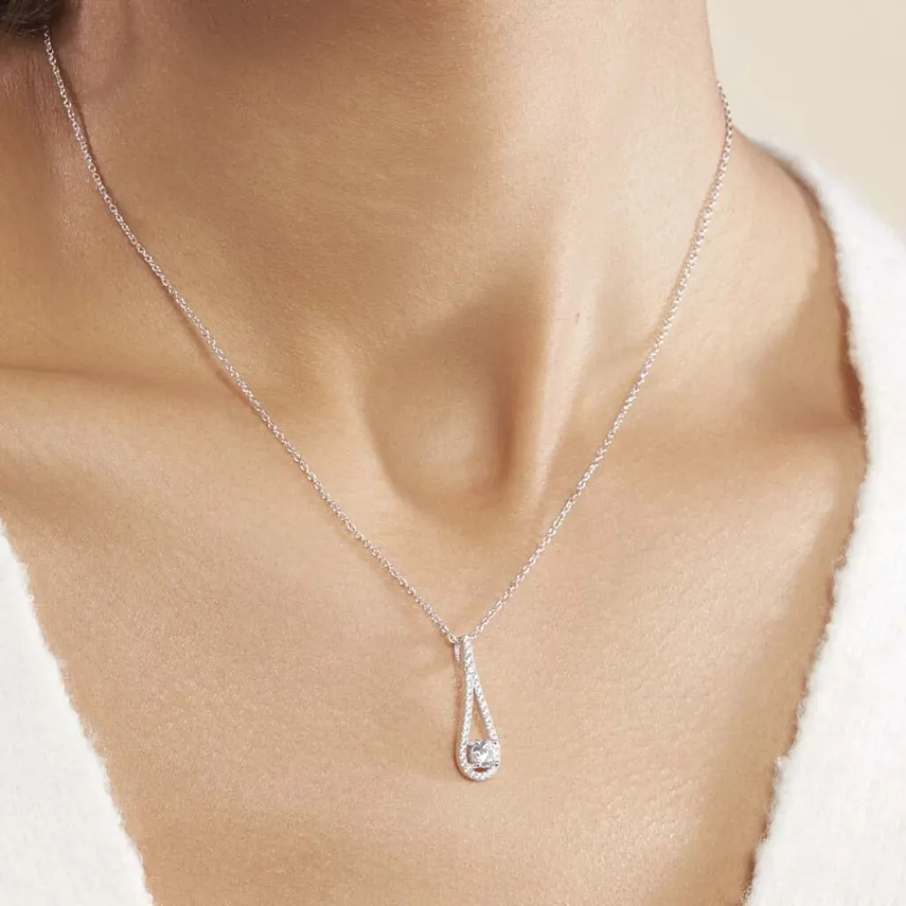 Histoire d'Or Collier Antonietta Argent Blanc Oxyde De Zirconium Best