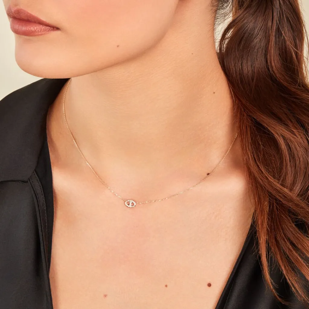 Histoire d'Or Collier Antun Or Jaune Diamant Best