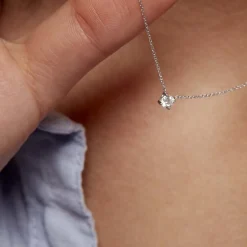 Histoire d'Or Collier Aphrodite or blanc diamant Clearance