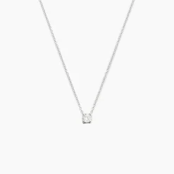 Histoire d'Or Collier Aphrodite or blanc diamant New