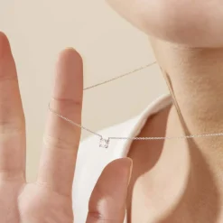 Histoire d'Or Collier Aphrodite or blanc diamant Clearance