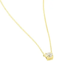 Histoire d'Or Collier Aphrodite Or Jaune Diamant Synthetique