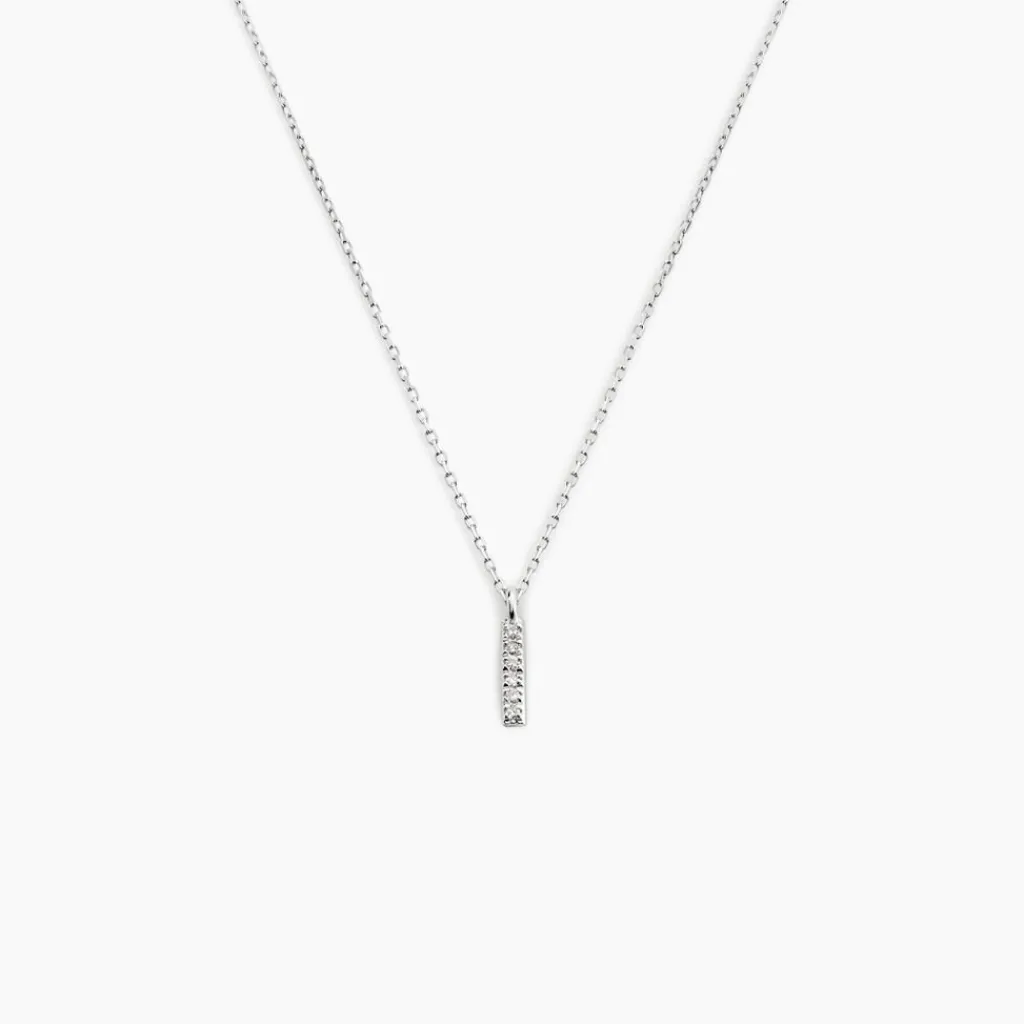 Histoire d'Or Collier Aprhodisia Or Blanc Diamant Blanc Hot