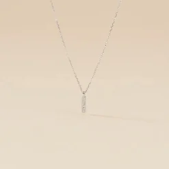 Histoire d'Or Collier Aprhodisia Or Blanc Diamant Blanc Hot