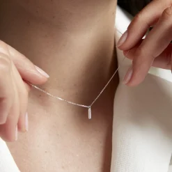 Histoire d'Or Collier Aprhodisia Or Blanc Diamant Blanc Hot