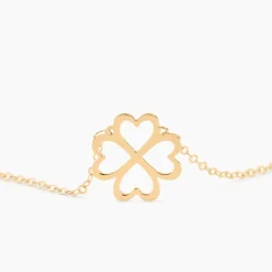 Histoire d'Or Collier Aquilegia Or Jaune Online