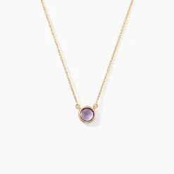 Histoire d'Or Collier Arenale Or Jaune Amethyste or jaune amethyste violette New