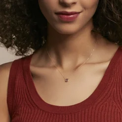 Histoire d'Or Collier Arenale Or Jaune Amethyste or jaune amethyste violette New