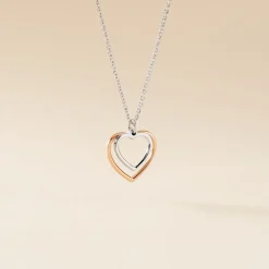 Histoire d'Or Collier Argent Bicolore Fethi Discount