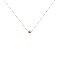 Histoire d'Or Collier Argent Bicolore Ramiro New