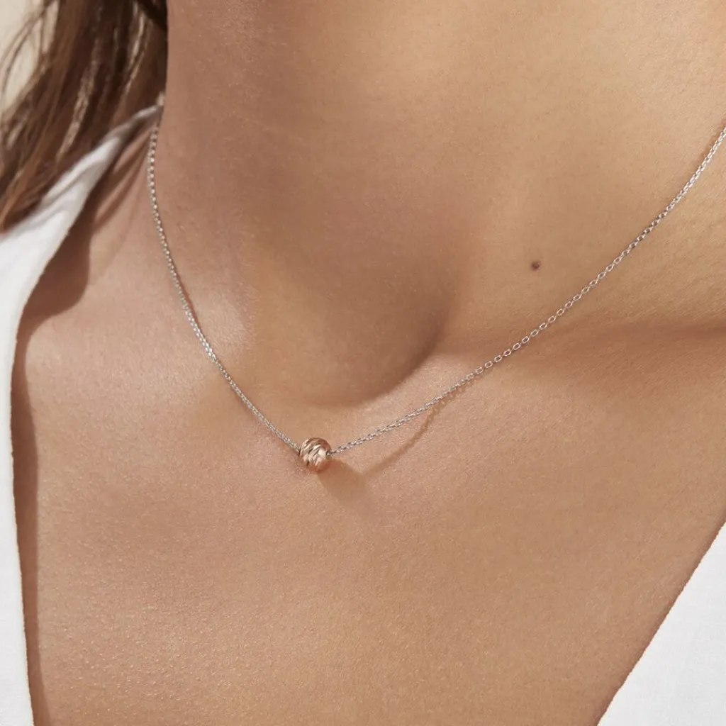 Histoire d'Or Collier Argent Bicolore Ramiro New