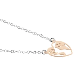 Histoire d'Or Collier Argent Bicolore Toyo Outlet