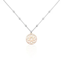 Histoire d'Or Collier Argent Bicolore Vicencio Outlet