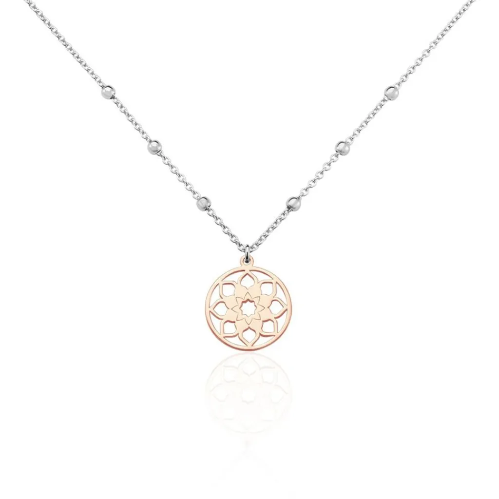 Histoire d'Or Collier Argent Bicolore Vicencio Outlet