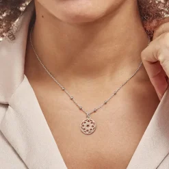 Histoire d'Or Collier Argent Bicolore Vicencio Outlet