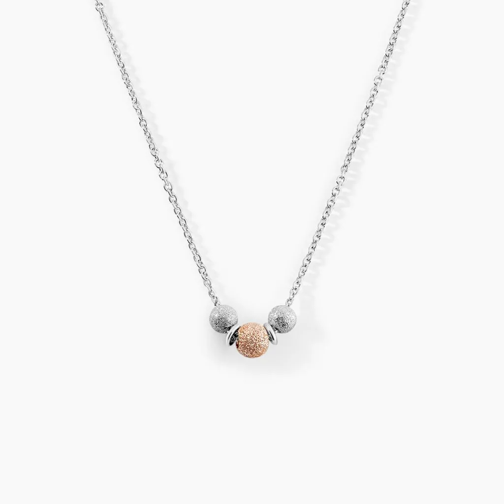 Histoire d'Or Collier Argent Bicolore Wilmart Outlet