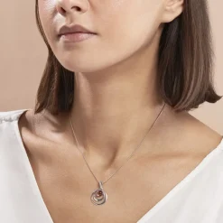 Histoire d'Or Collier Argent Blanc Alanna Ambre Outlet