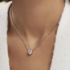 Histoire d'Or Collier Argent Blanc Aroha Oxyde De Zirconium Outlet