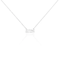 Histoire d'Or Collier Astro argent blanc New