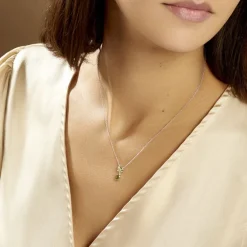 Histoire d'Or Collier Argent Blanc Brenna Oxydes De Zirconium argent blanc oxyde vert Clearance