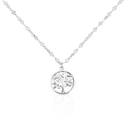 Histoire d'Or Collier Argent Blanc Buccinarie