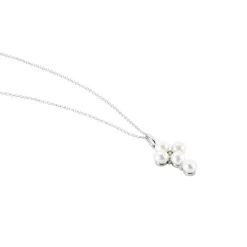 Histoire d'Or Collier Argent Blanc Burt Perles De Culture Oxydes De Zirconium