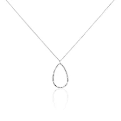 Histoire d'Or Collier Argent Blanc Camulos Hot