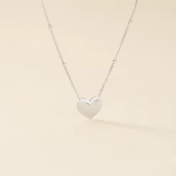 Histoire d'Or Collier Argent Blanc Careen Best