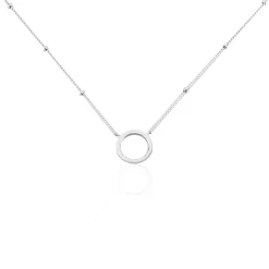 Histoire d'Or Collier Argent Blanc Cari Hot