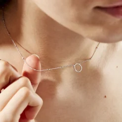 Histoire d'Or Collier Argent Blanc Cari Hot