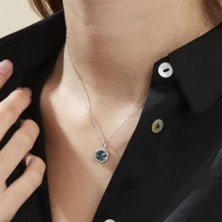 Histoire d'Or Collier Argent Blanc Clover Verre Oxydes De Zirconium Discount