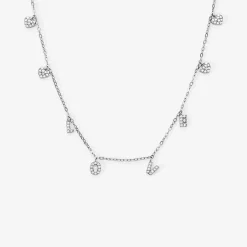 Histoire d'Or Collier Argent Blanc Deep In Love Oxyde De Zirconium