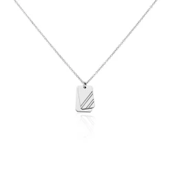Histoire d'Or Collier Argent Blanc Djimy