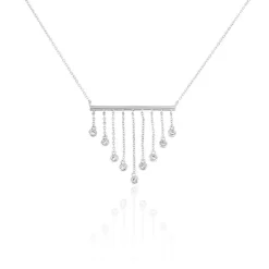 Histoire d'Or Collier Argent Blanc Edvard Oxydes De Zirconium Sale