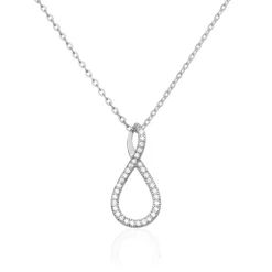 Histoire d'Or Collier Argent Blanc Eileen Oxyde De Zirconium Best