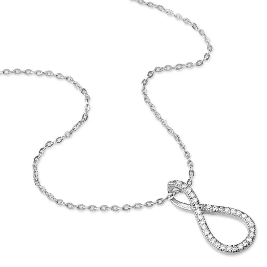 Histoire d'Or Collier Argent Blanc Eileen Oxyde De Zirconium Best