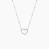 Histoire d'Or Collier Argent Blanc Gyoso Clearance